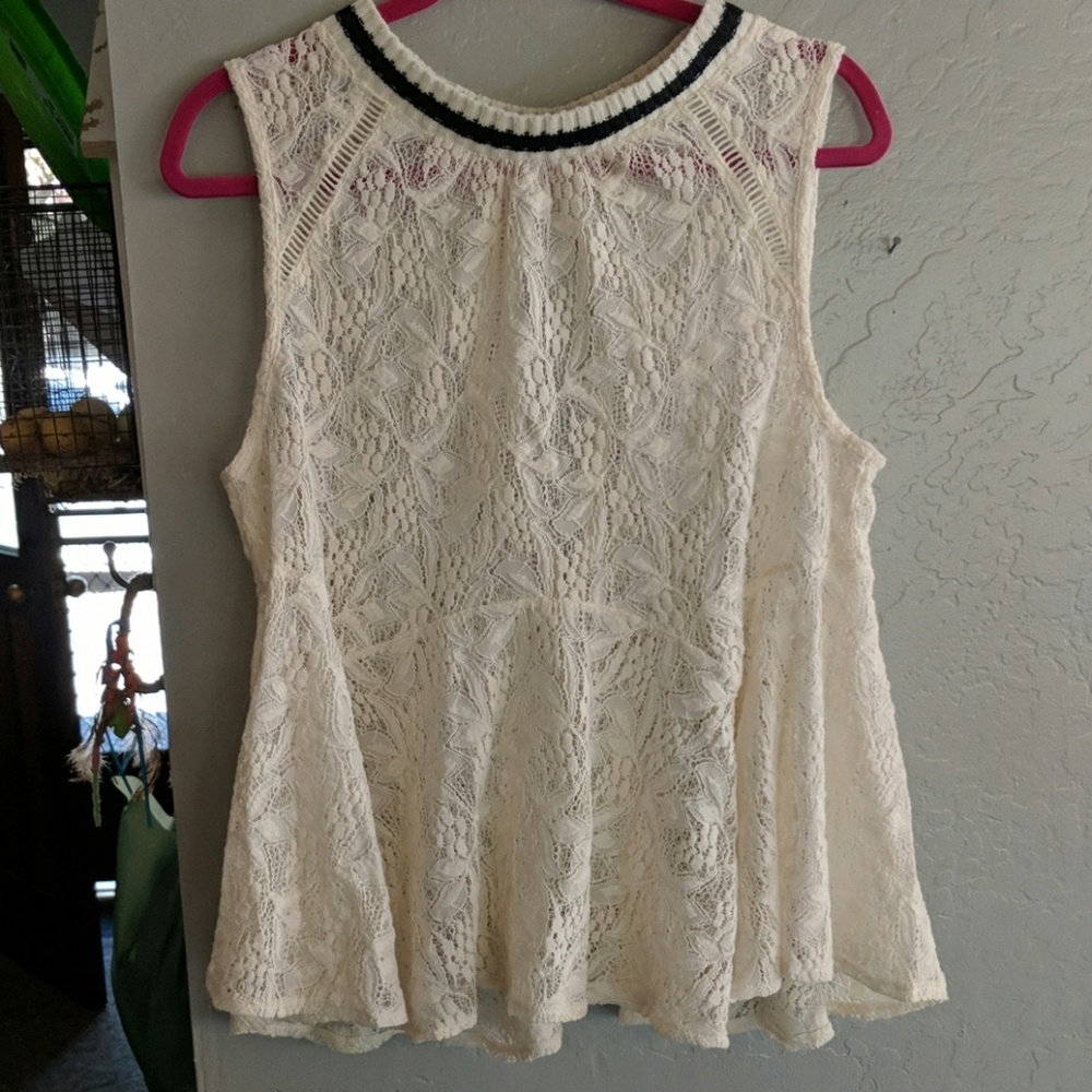 Free People Lace Tank